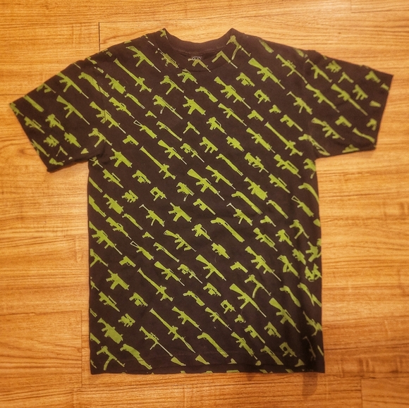 Lot of 6 Rogue Status All Over Print Gun Show Skate Shirts M Rob Dyrdek Vintage - Picture 4 of 7